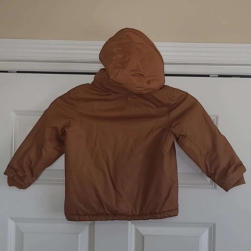H&M Toddler Coated Faux Shearling-Lined Jacket - Size 2T